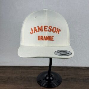 Jameson Orange Hat Baseball Cap Snapback Adjustable‎ White and Green